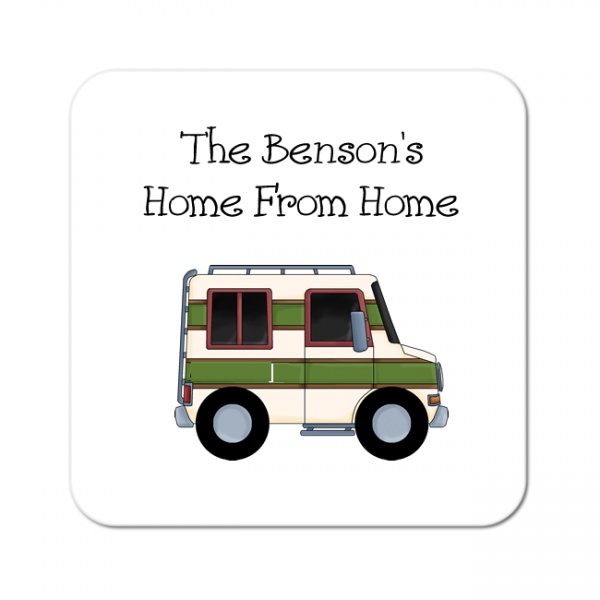 Personalised Motorhome Home Coaster